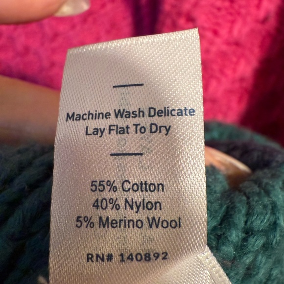 Marine Layer Block Stripe Oversize Cardigan in Multi Colorblock Large - Picture 7 of 9